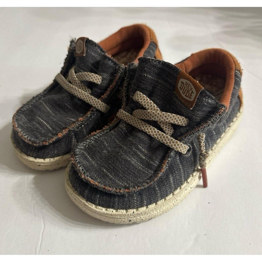 Hey Dude Wally Toddler Jersey, Boys Shoes Loafers Slip-Ons (sz. Toddler 6)